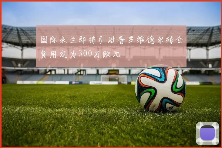 国际米兰即将引进普罗维德尔转会费用定为300万欧元